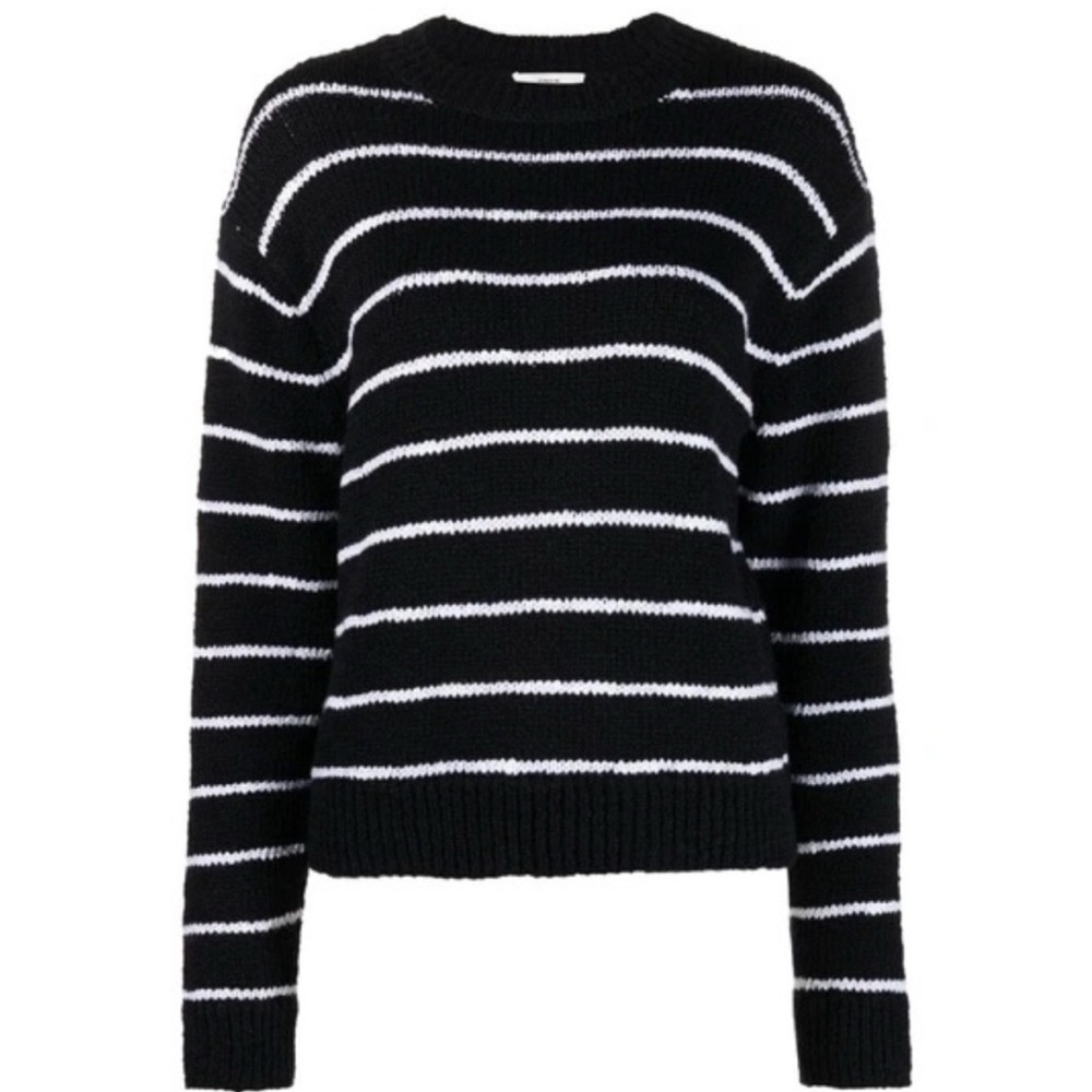 NWT Vince Striped Crew Neck Sweater